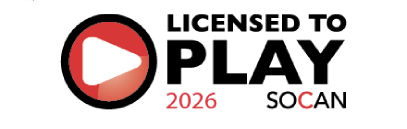 Licensed to Play SOCAN